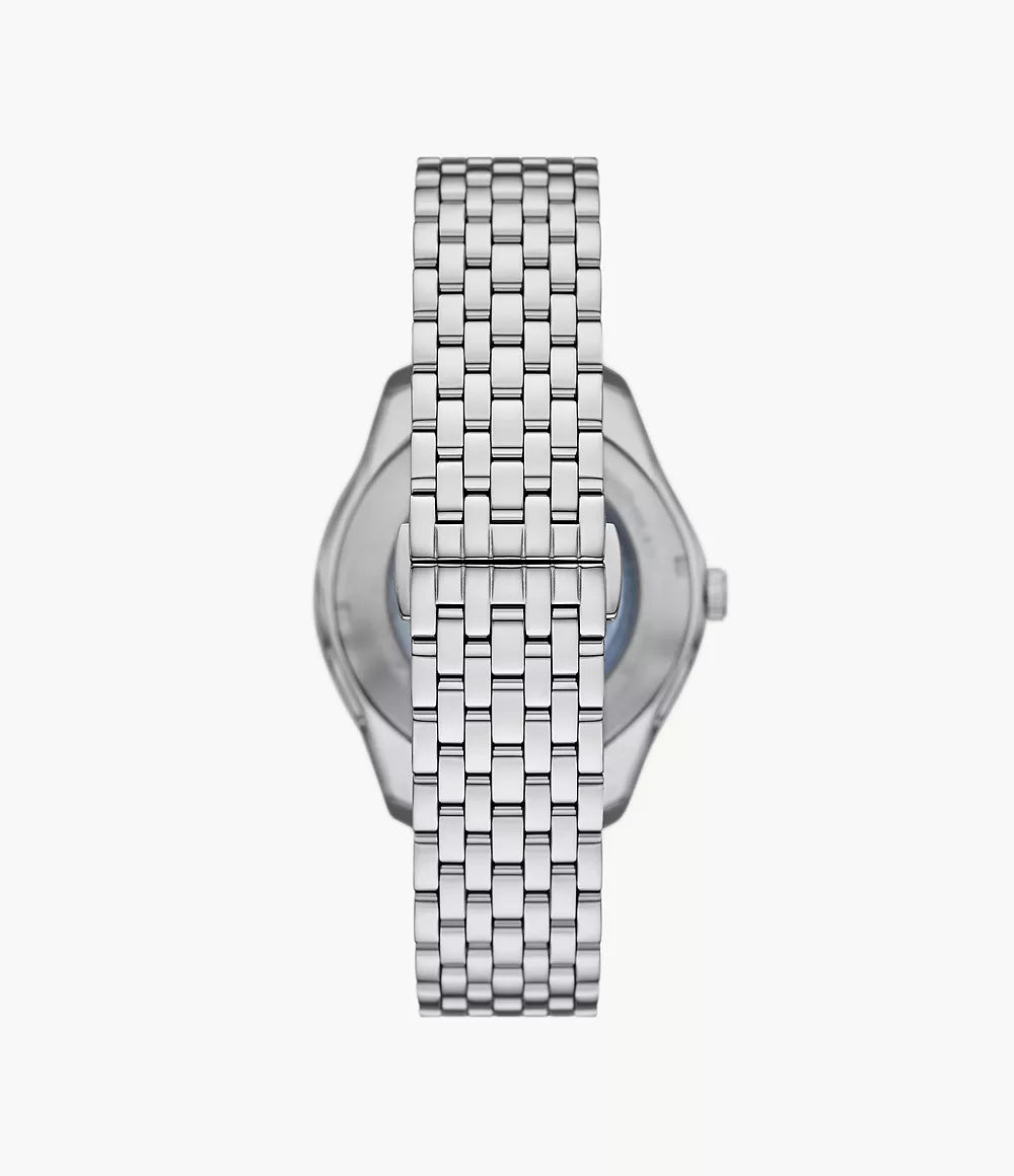 Emporio Armani Three-Hand Date Stainless Steel Automatic Men's Watch- AR60076
