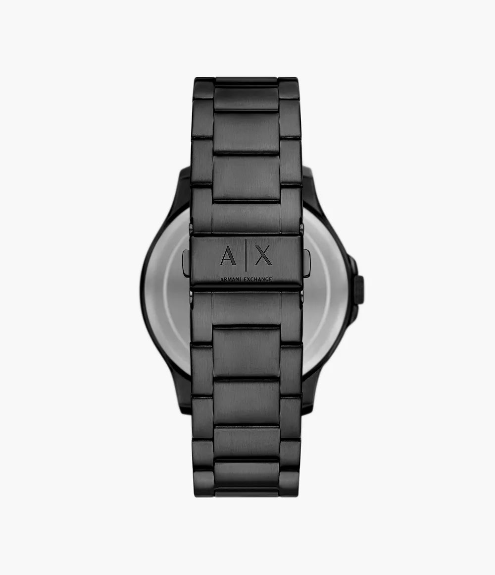 Armani Exchange Multifunction Black Stainless Steel Men's Watch - AX2460