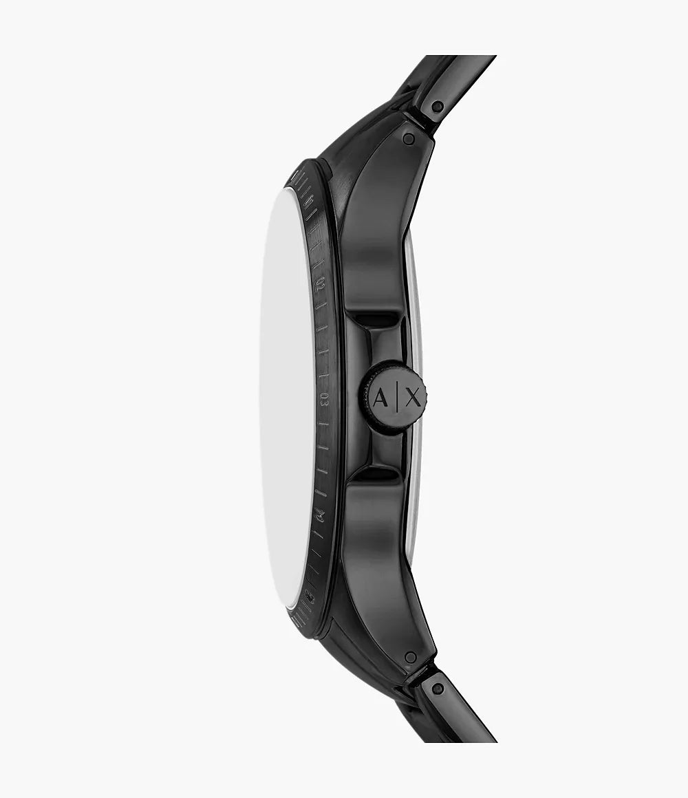 Armani Exchange Multifunction Black Stainless Steel Men's Watch - AX2460