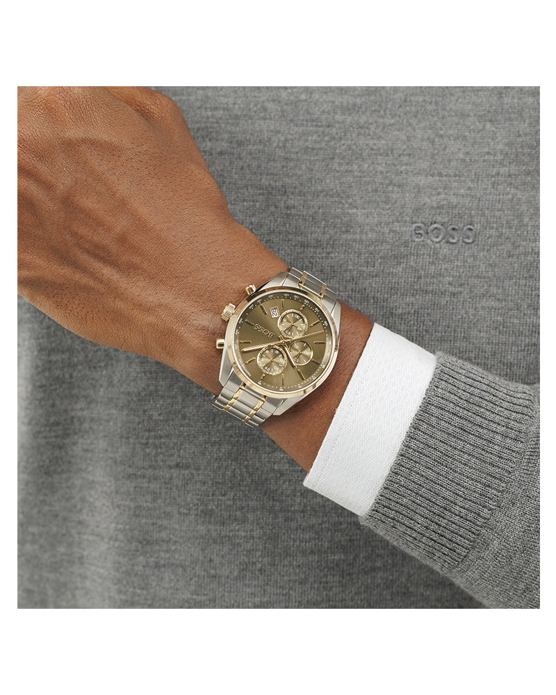 Hugo Boss Grand Prix Green Dial Men's Watch - 1514227