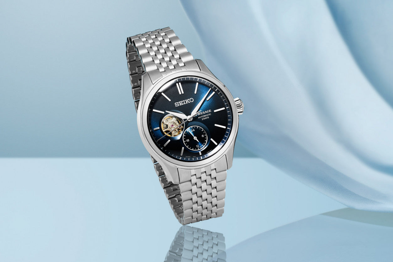 Seiko Presage Classic Open Heart Men's Automatic Watch- SPB527