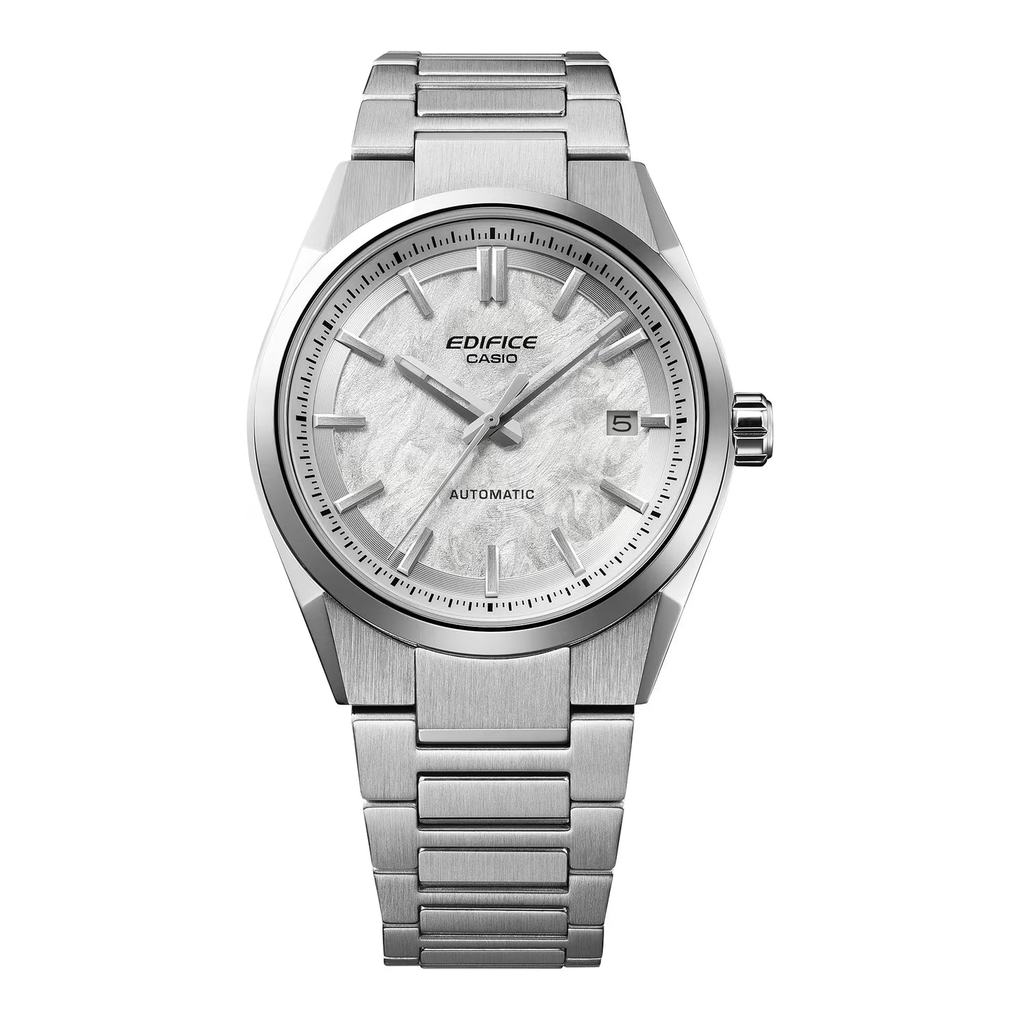 Casio Edifice White Dial 38mm Automatic Men's Watch - EFK-110D-7A