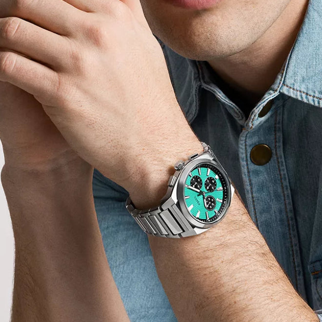 Fossil Everett Green Dial Men's Watch - FS6117