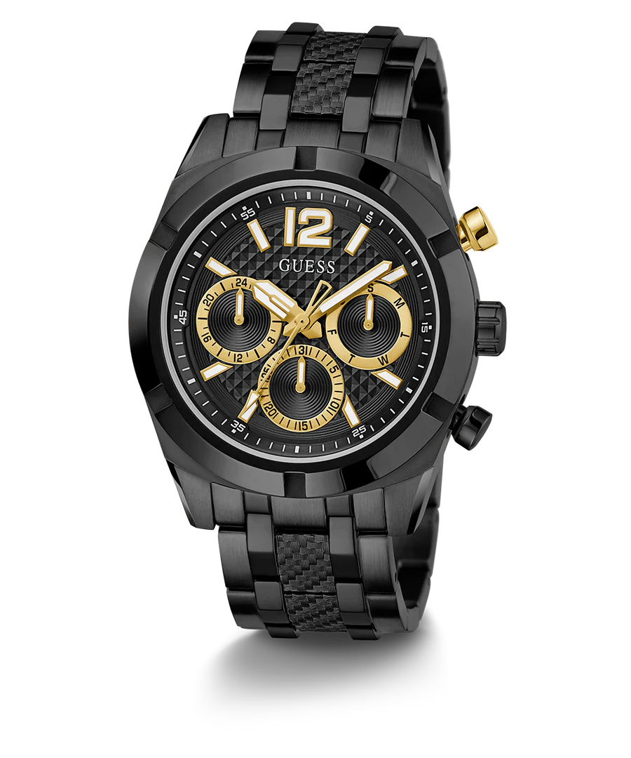 Guess Black Men's Multifunction Watch- GW0714G4