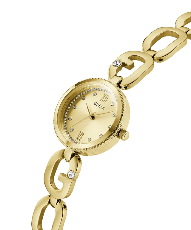 Guess Gold Tone Bracelet Ladies Watch- GW0759L2
