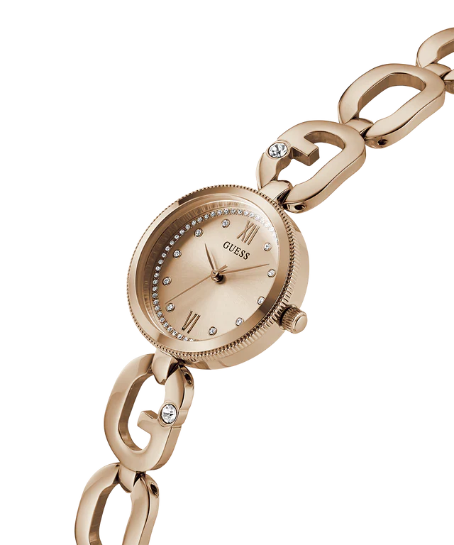 Guess Rose Gold Tone Bracelet Ladies Watch- GW0759L3