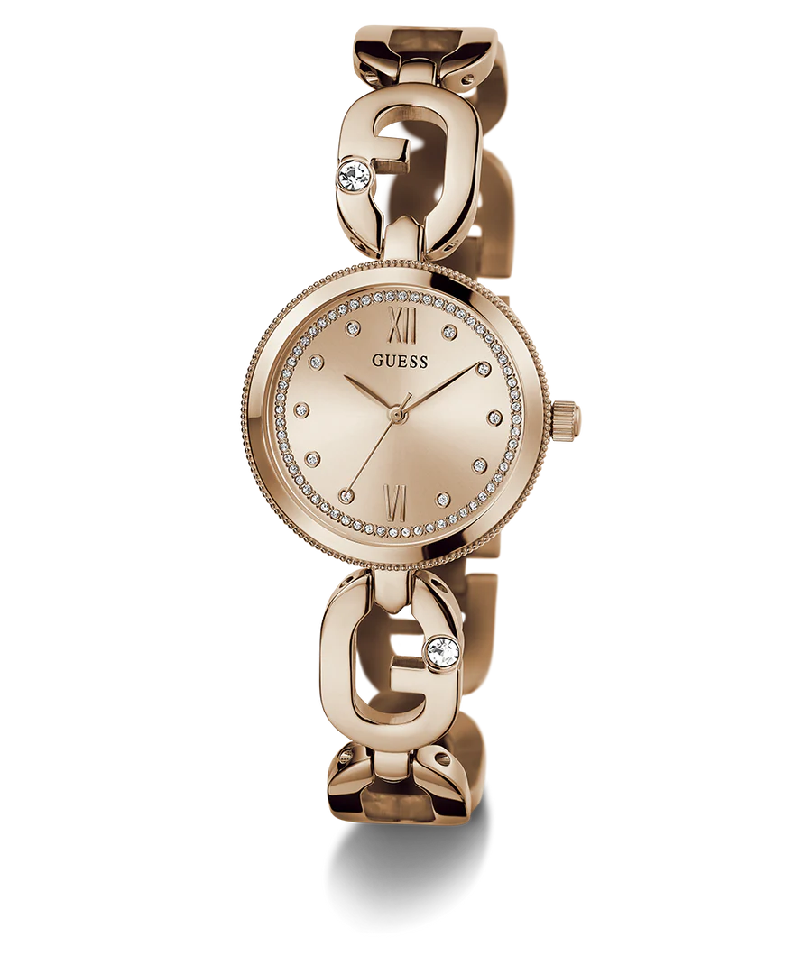 Guess Rose Gold Tone Bracelet Ladies Watch- GW0759L3