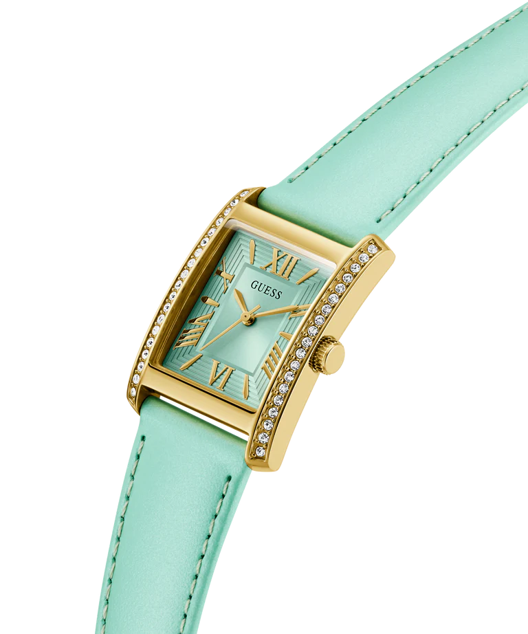 GUESS Green Gold Tone Ladies Watch - GW0875L1