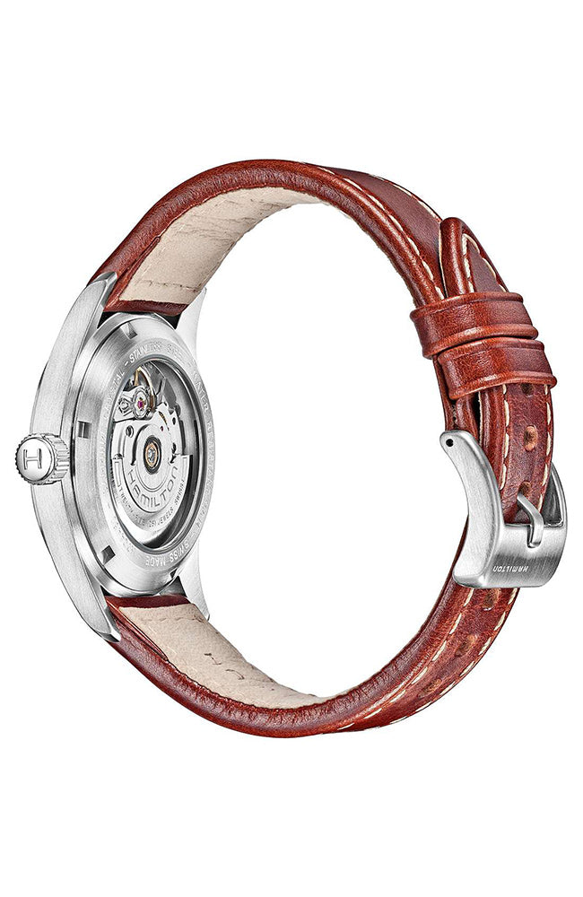 Hamilton Khaki Field Automatic 38mm Leather Band Men's Watch- H70455533