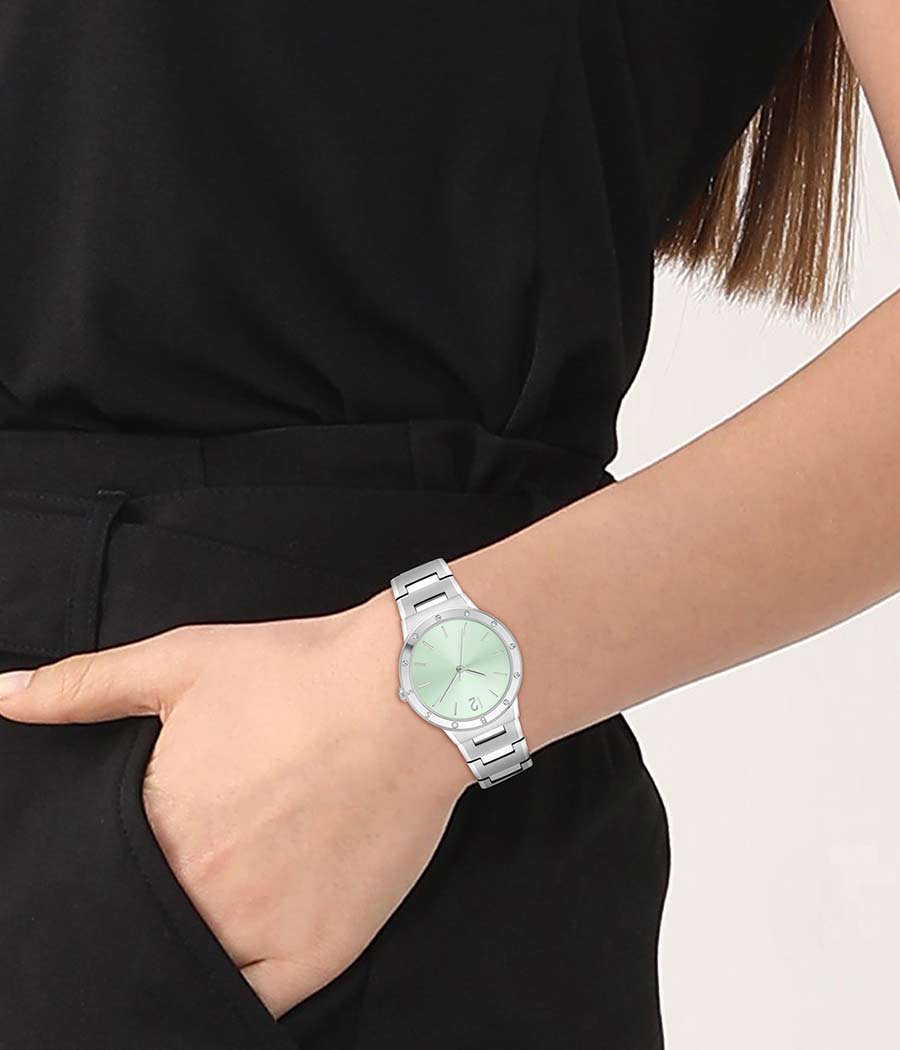 Hugo Boss Ore Green Dial Ladies Watch- HB1502716