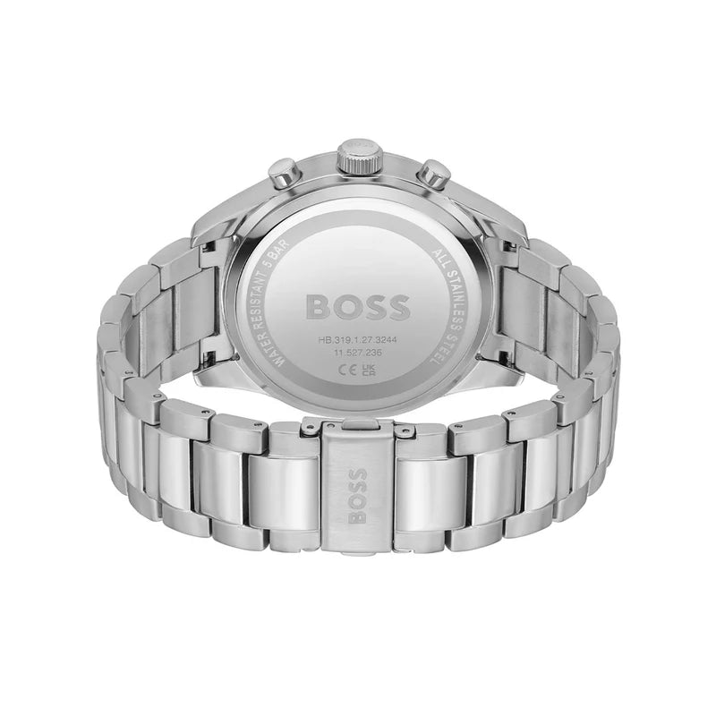 Hugo BOSS VIEW Herenhorloge Blue Dial Men's Chronograph Watch- HB1513989