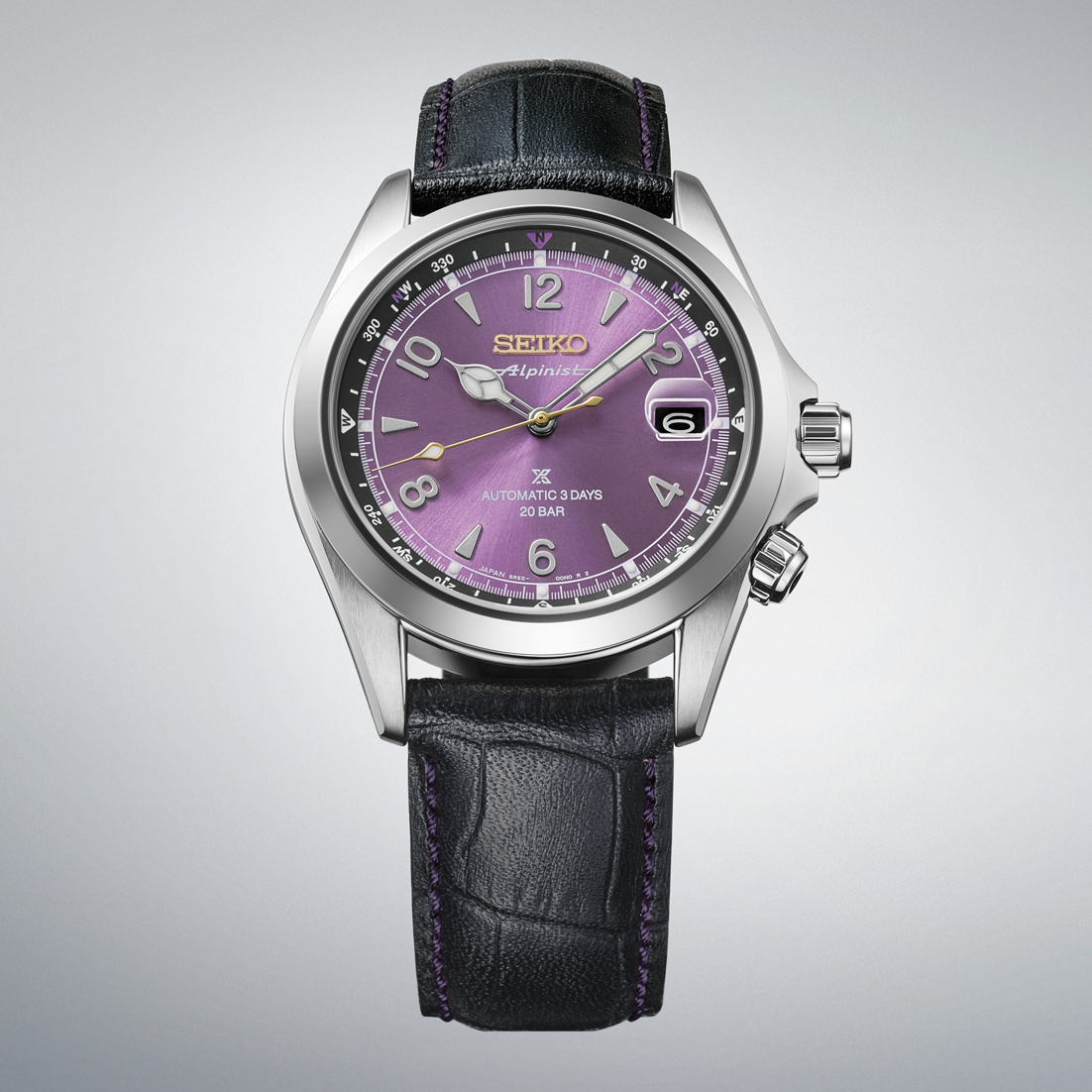 Seiko Prospex Alpinist Land 145th Anniversary Limited Edition of 7,000 pieces October 2026 Release Edo Purple Dial Men's Watch - HBC006