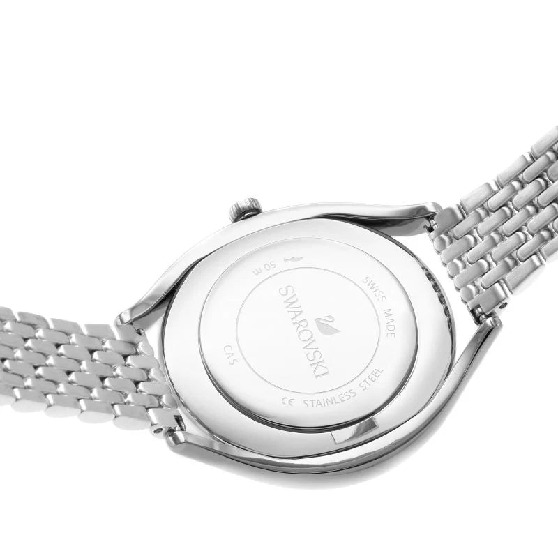 Swarovski Crystalline Aura White Dial Stainless Steel Watch for Women -5519462