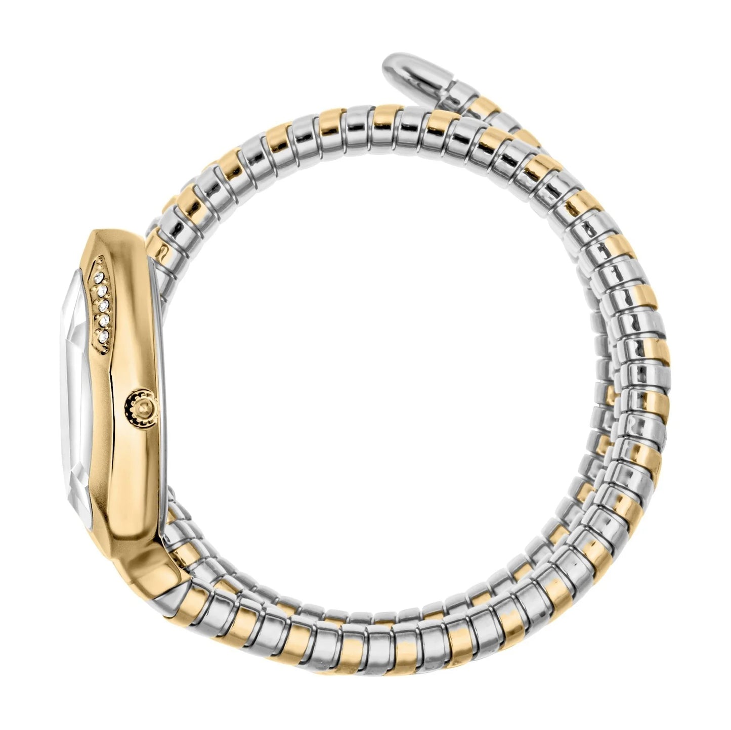 Just Cavalli Snake Design Dual Tone Watch For Women- JC1L224M0065