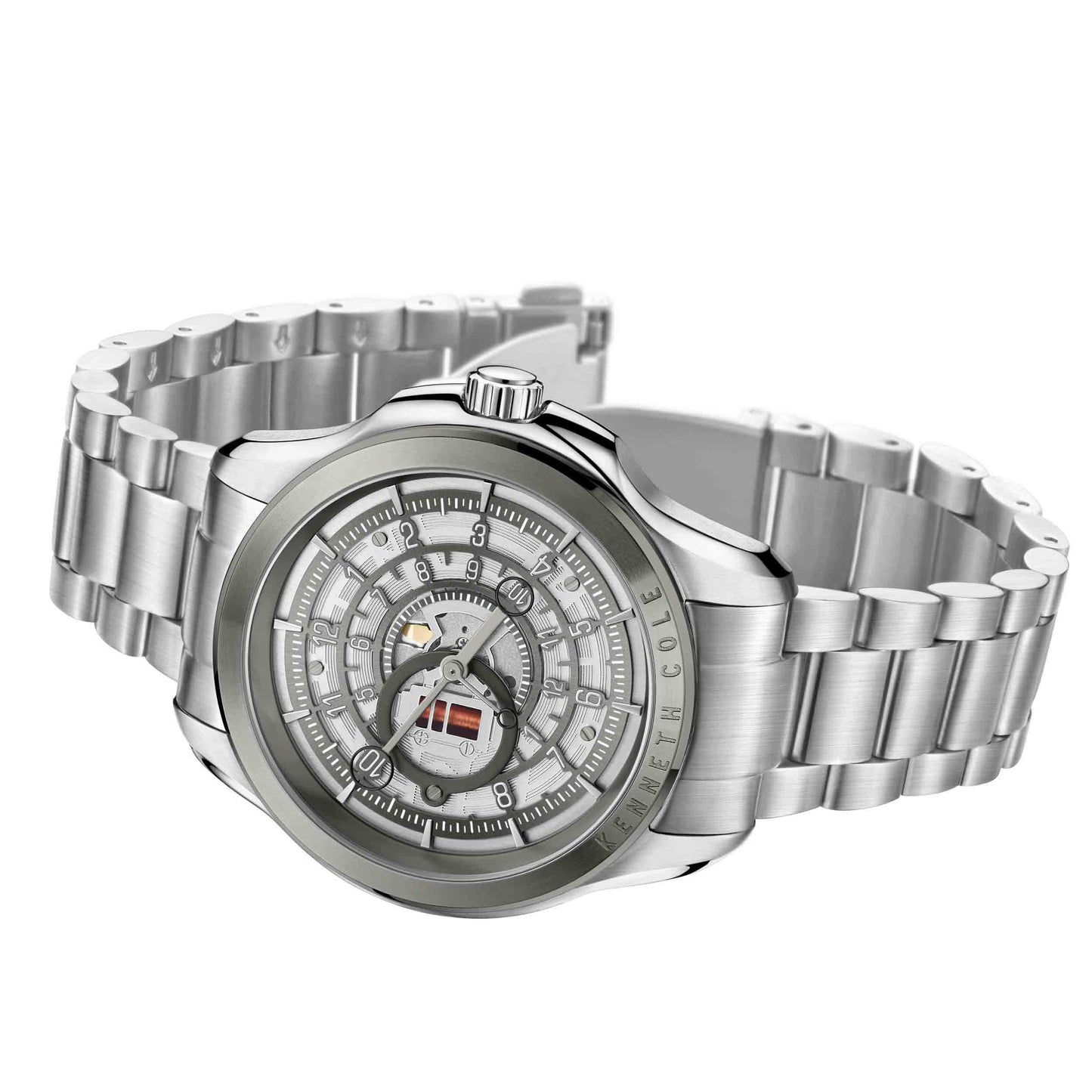 Kenneth Cole Stainless Steel Men's Watch- KCWGG2218003
