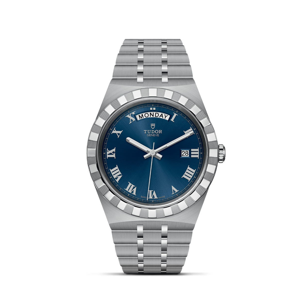 TUDOR Royal Classic Day-Date 41mm Blue Dial Men's Watch - m28600-0005