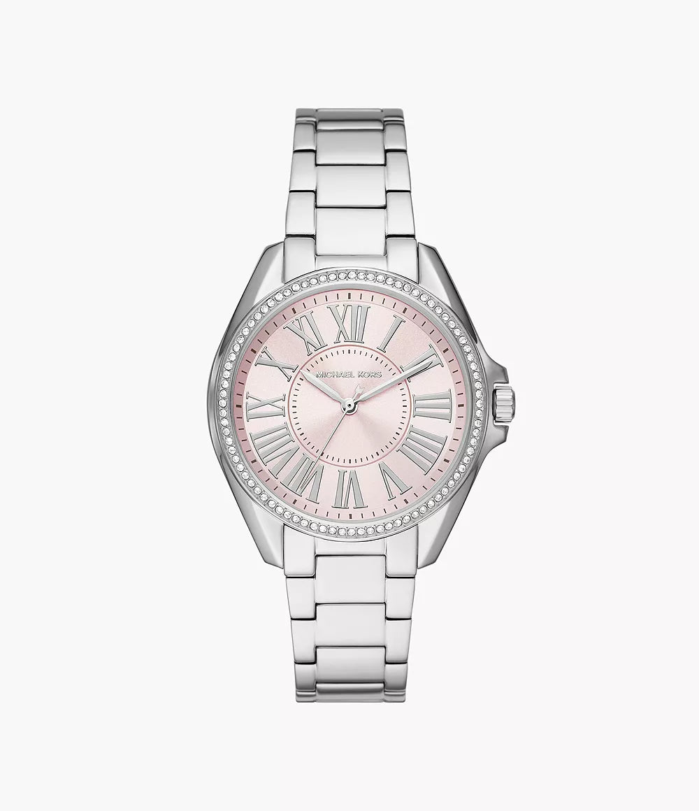 Michael Kors Kacie Pink Dial Ladies Watch- MK6929