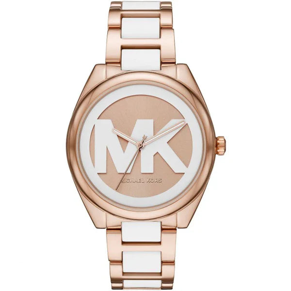 Michael Kors Janelle Dual Tone Ladies Watch- MK7134