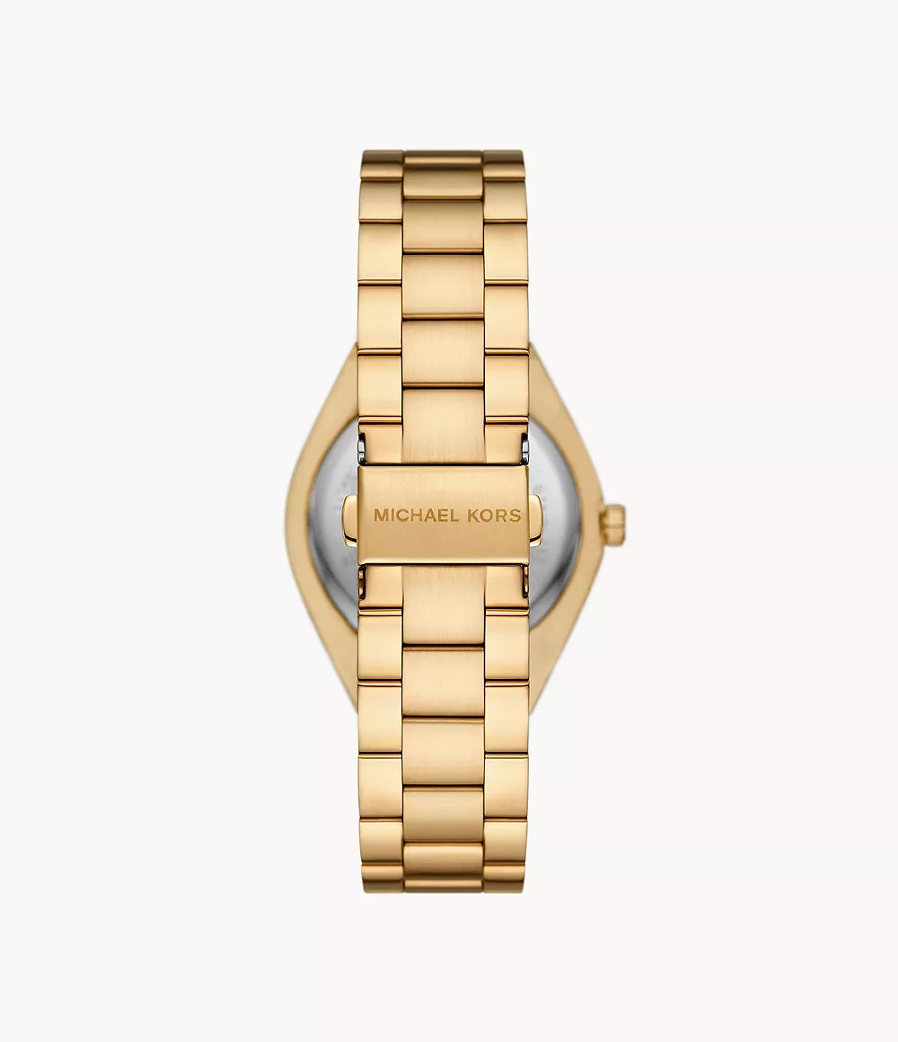 Michael Kors Lennox Three Hand Gold Ladies Watch- MK7460