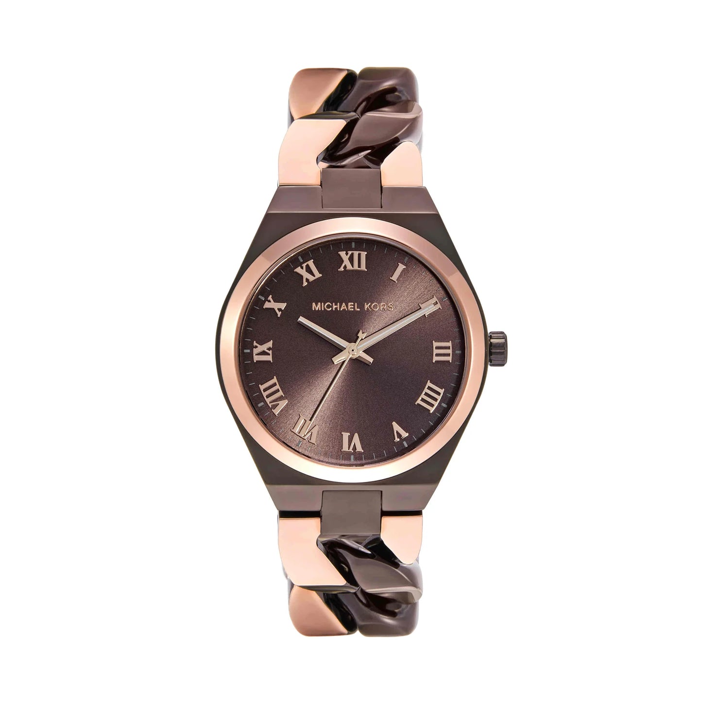 Michael Kors Lennox Two Tone Analogue Ladies Watch - MK7501