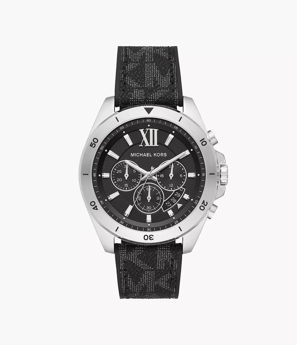 Michael Kors Brecken Rubber Strap Men's Chronograph Watch -MK8850