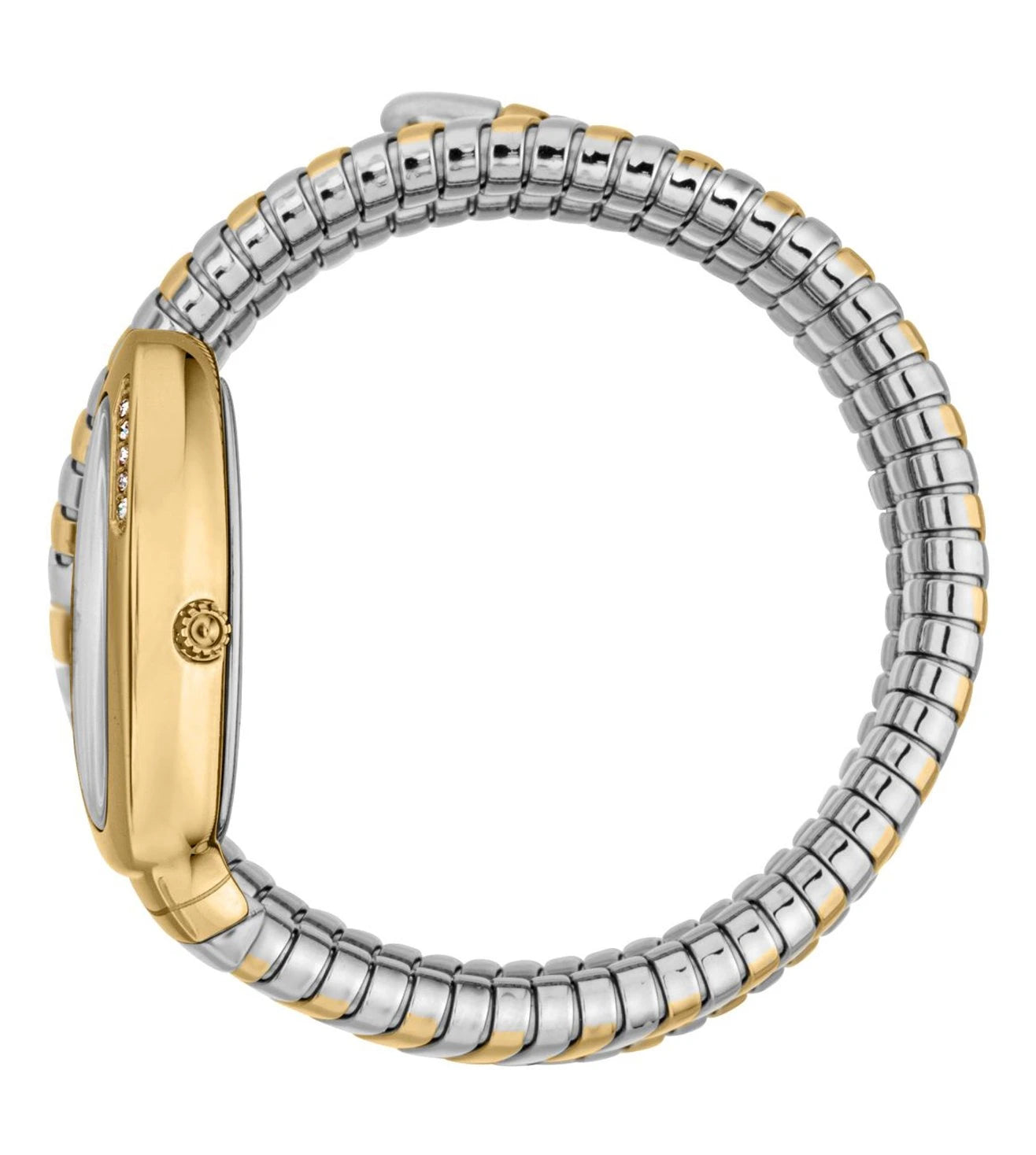 Just Cavalli Vezzoso Dual tone White dial Ladies Watch- JC1L230M0065