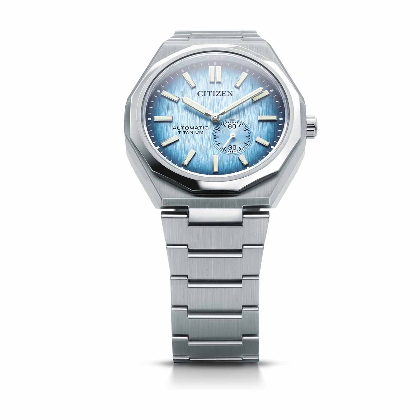 Citizen Super Titanium Zenshin 60 Automatic with small second Men's Watch - NK5020-58L