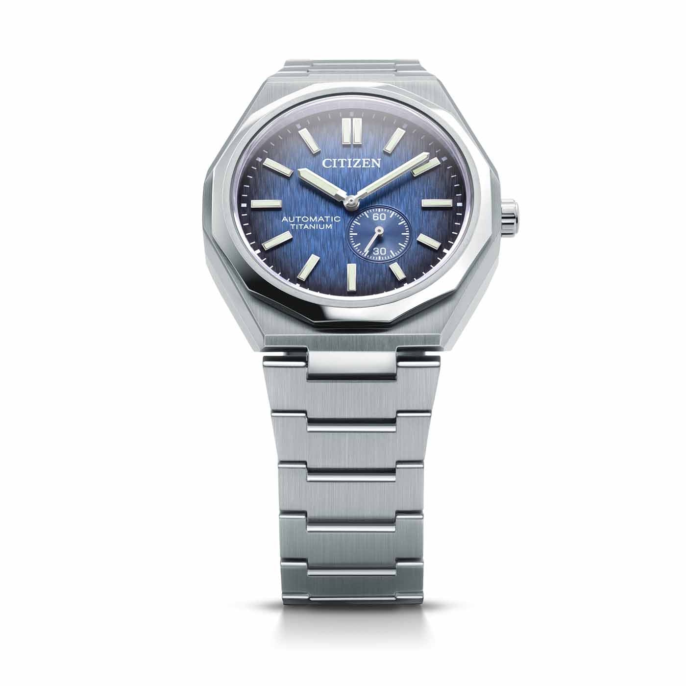 Citizen Super Titanium Zenshin 60 automatic with small second Men's Watch - NK5020-58M