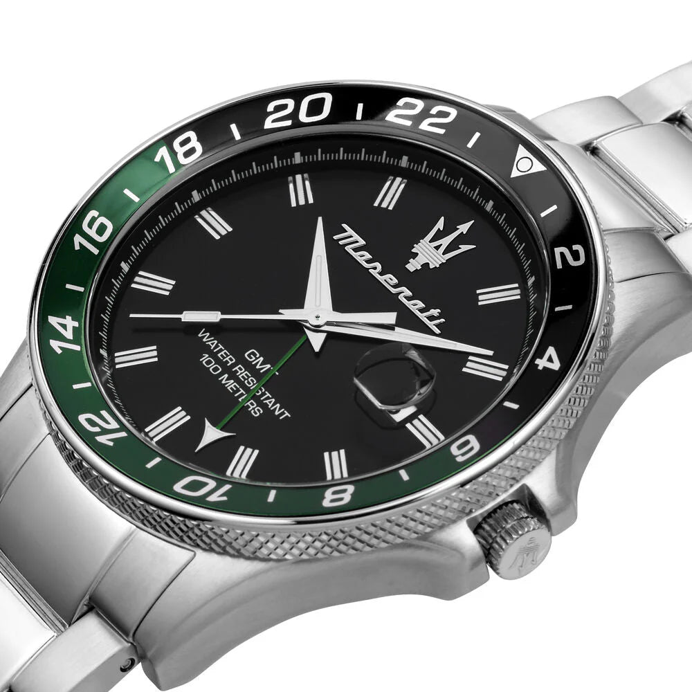 Maserati Sfida Stainless Steel GMT Men's Watch- R8853140005