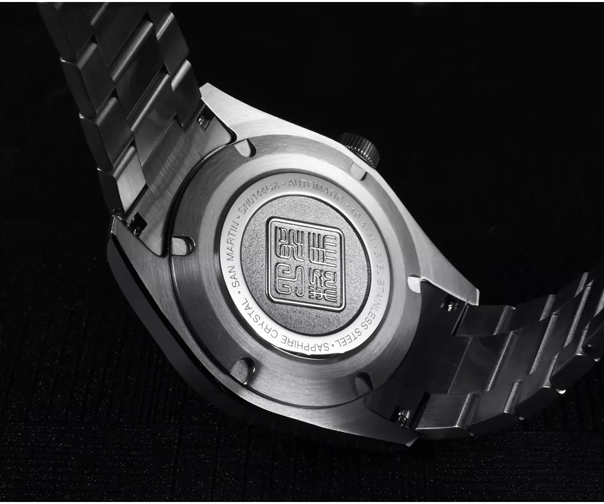 San Martin Gradient Black Dial Men's Watch - SN0144