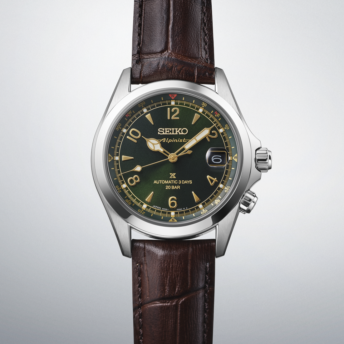 Seiko Prospex Alpinist Green Dial 3 days Power reserve Men's Automatic Watch- SPB507
