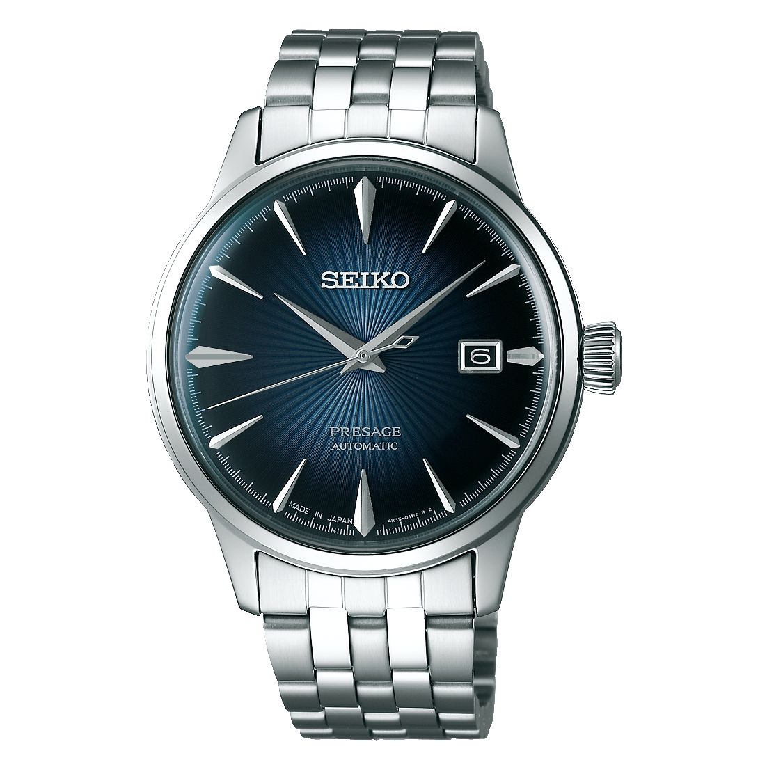 Seiko Presage Cocktail Time Blue Dial Men's Automatic Watch- SRPB41J1