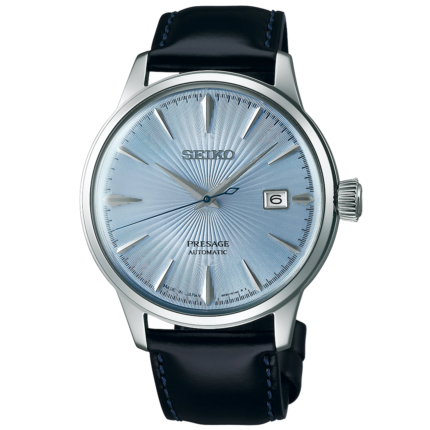 Seiko Presage Cocktail Time Ice Blue Dial Men's Automatic Watch- SRPB43J1