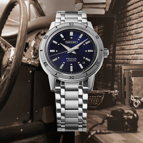 SEIKO Presage Blue Dial Men's Watch - SRPL07J
