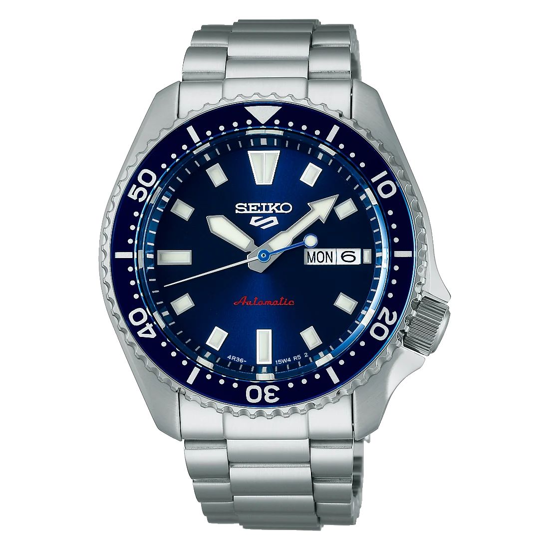 Seiko 5 Sports Blue Dial Automatic Men's Watch - SRPL83