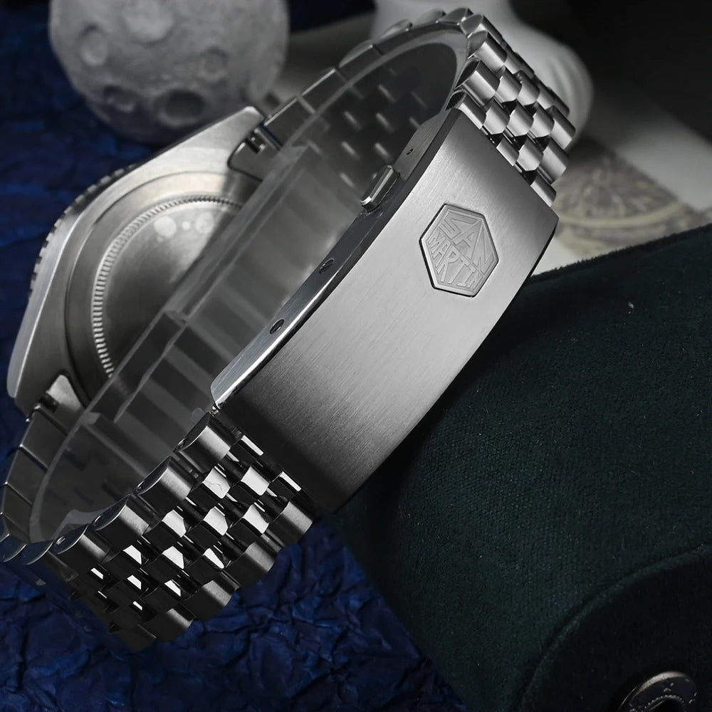 San Martin Blue Dial Men's Watch - SN0133-G