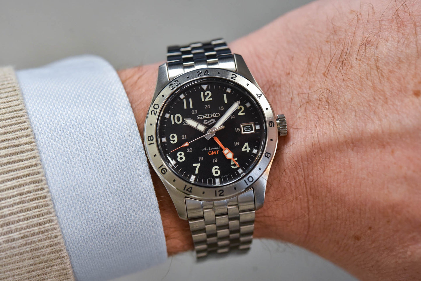Seiko 5 Sports SKX Sports Style GMT Series Men's Watch - SSK023