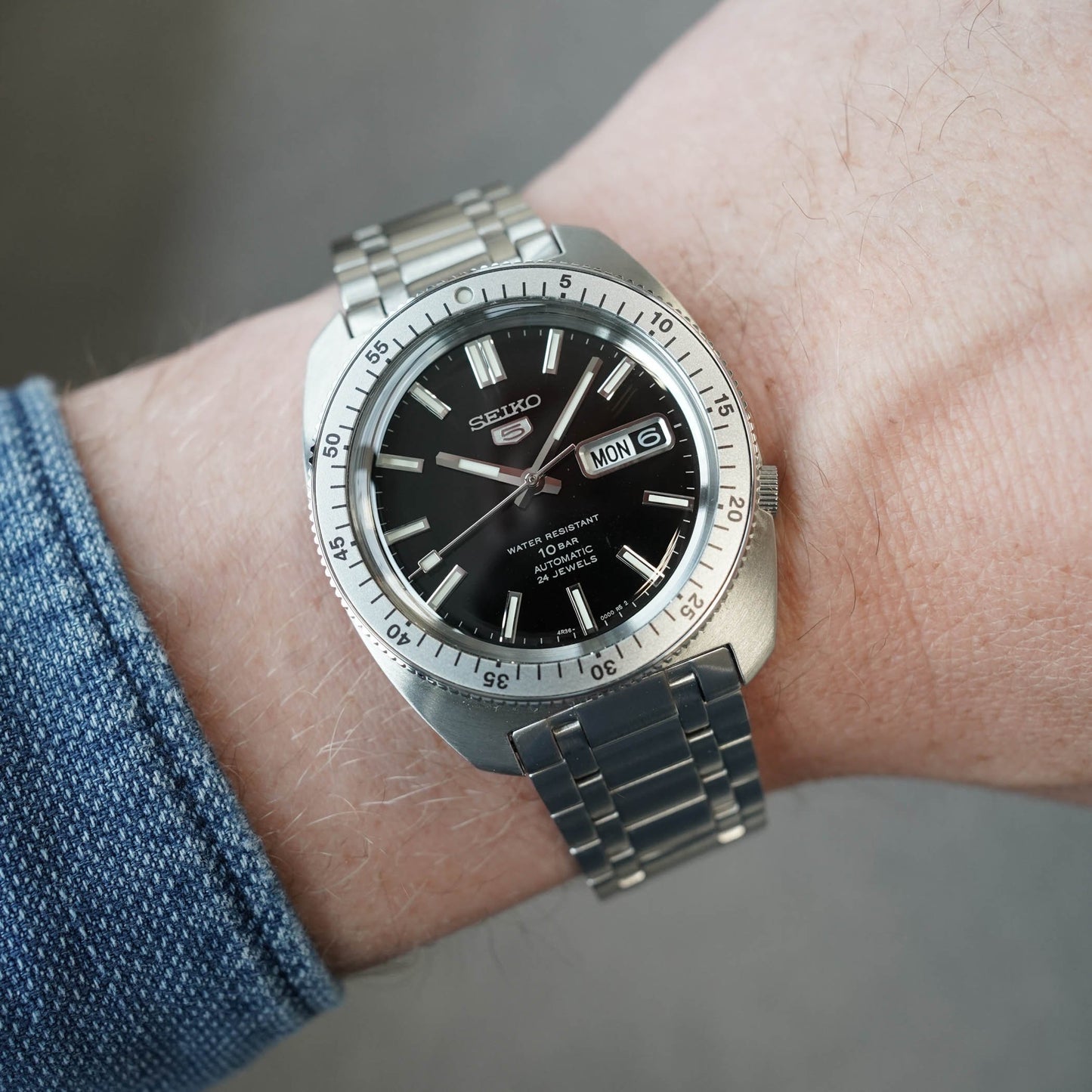 Seiko 5 Sports ‘Gene Kranz’ Recreation Limited Edition in Black Men's Watch - SRPL93