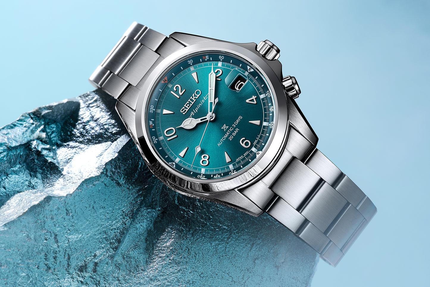 Seiko Prospex Alpinist Turquoise Dial Automatic Men's Watch- SPB503