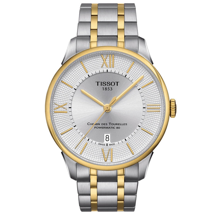 Tissot Chemin Des Tourelles Powermatic 80 Dual Tone Men's Watch- T099.407.22.038.00