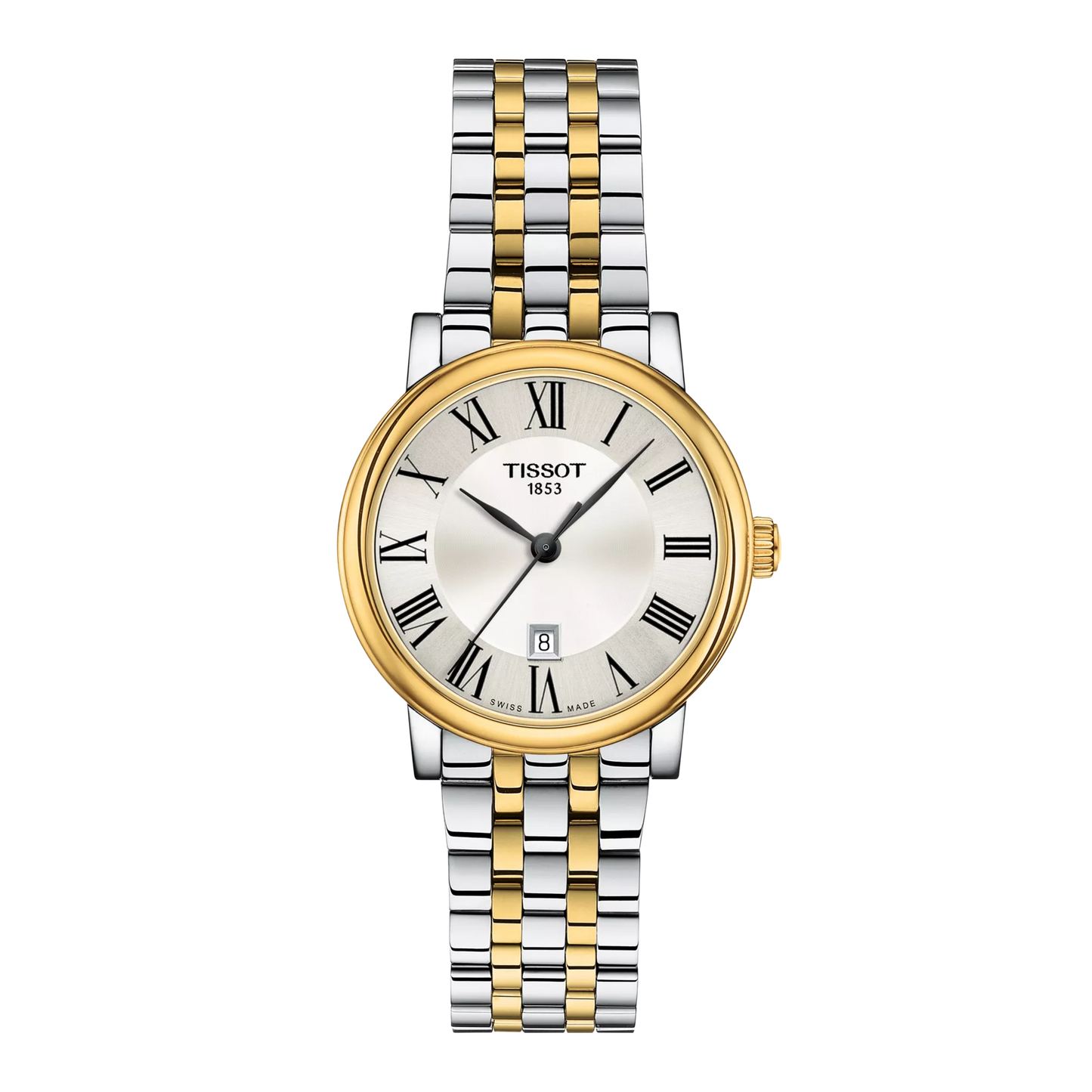 Tissot Carson Premium Lady Dual Tone Ladies Watch- T122.210.22.033.00
