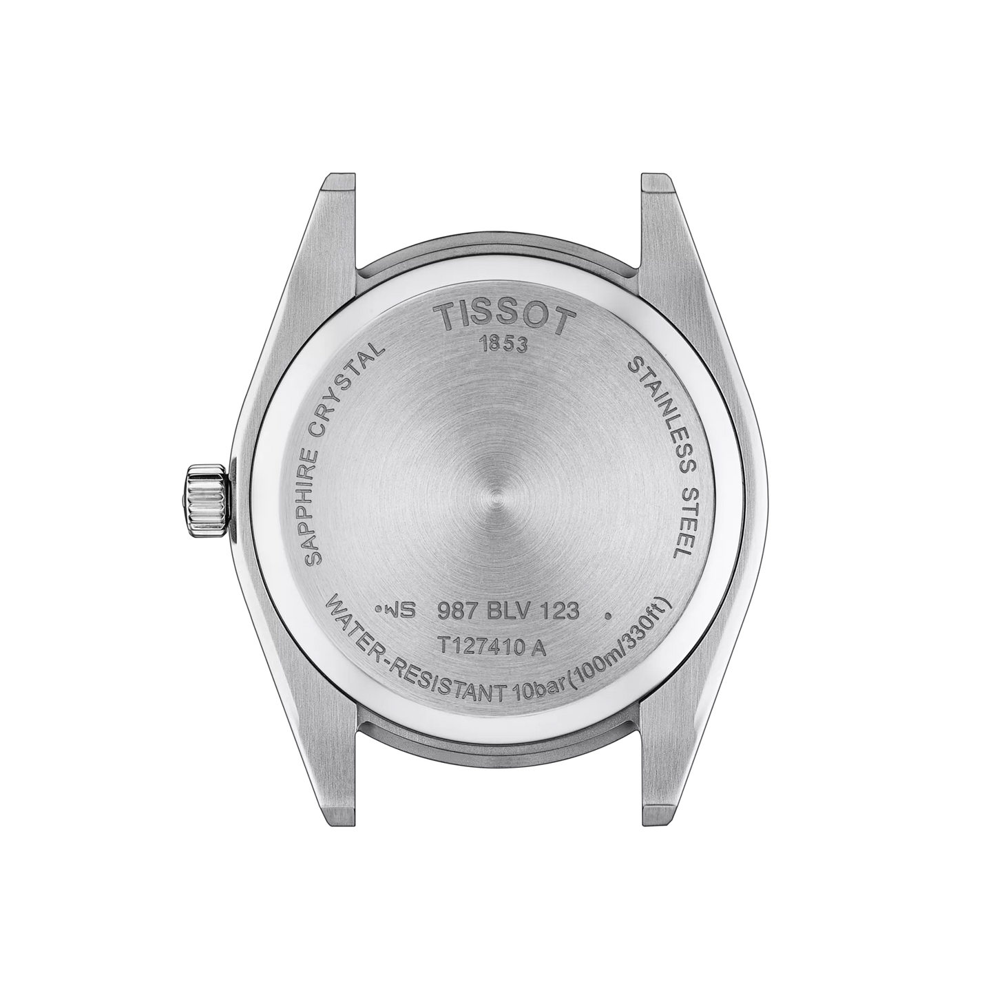 Tissot Gentleman Silver Dial Silver Steel Strap Men's Watch - T127.410.11.031.00