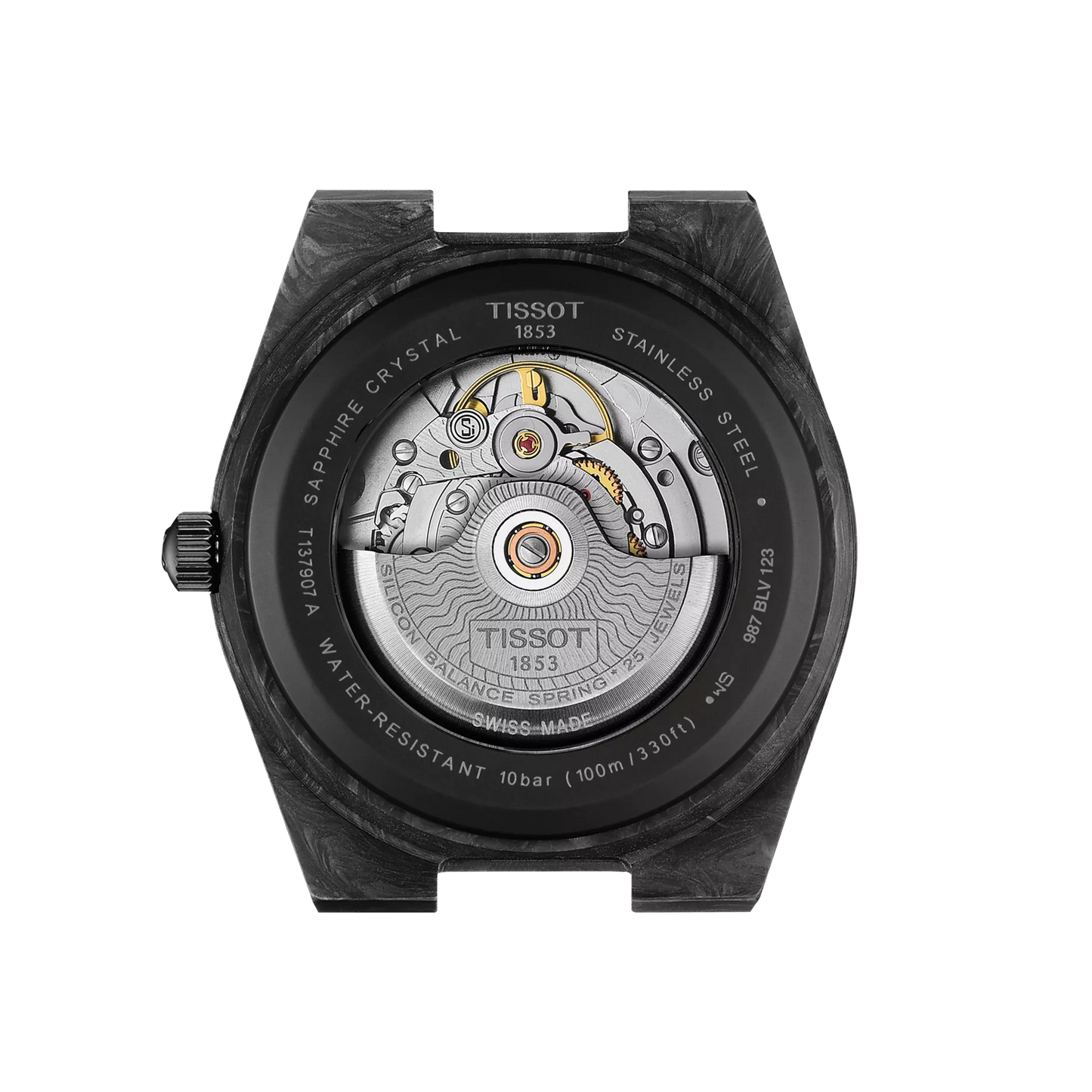 Tissot PRX Carbon Powermatic 80 Men's Automatic Watch- T137.907.97.201.00