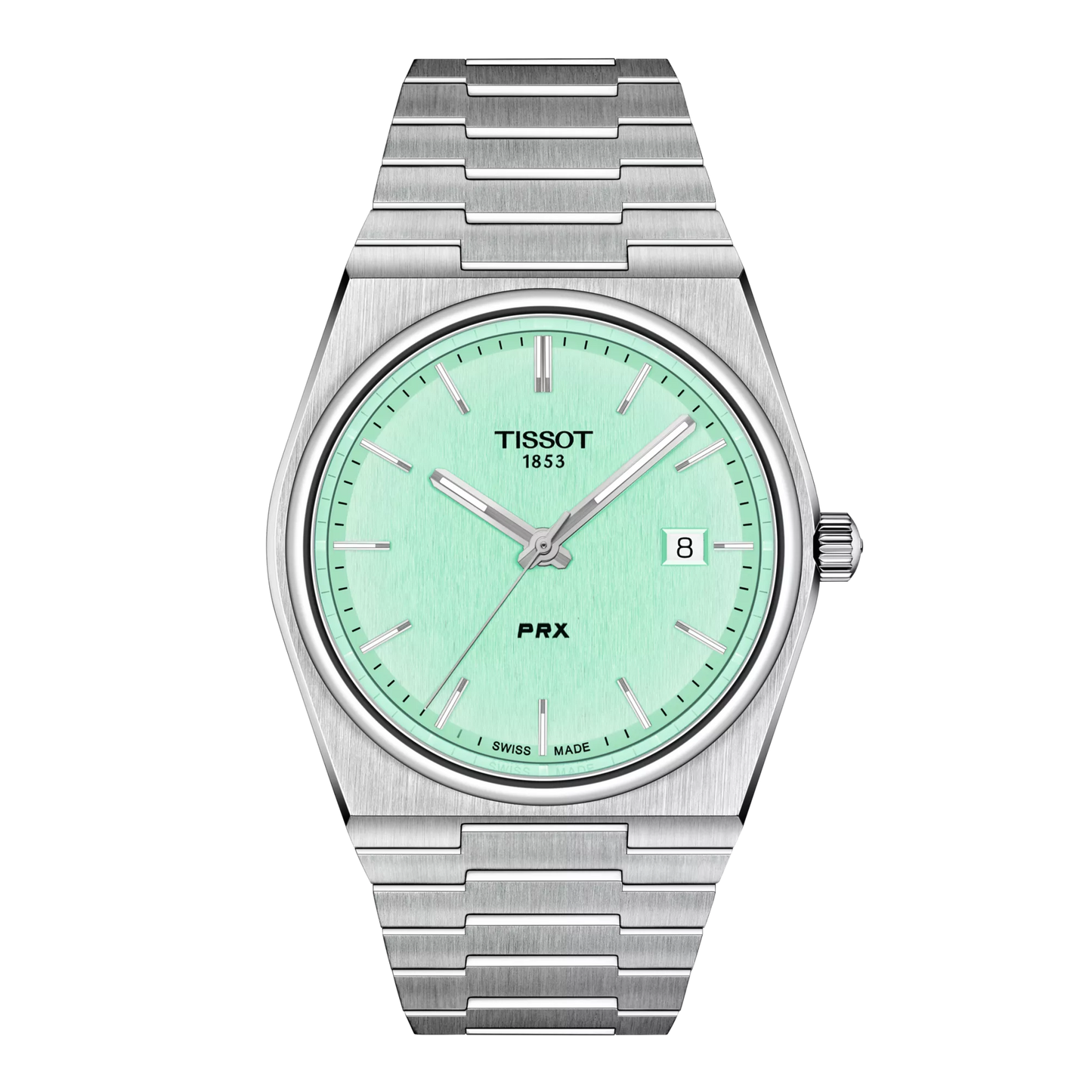 Tissot PRX Mint Green Dial Men's Quartz Watch- T137.410.11.091.01