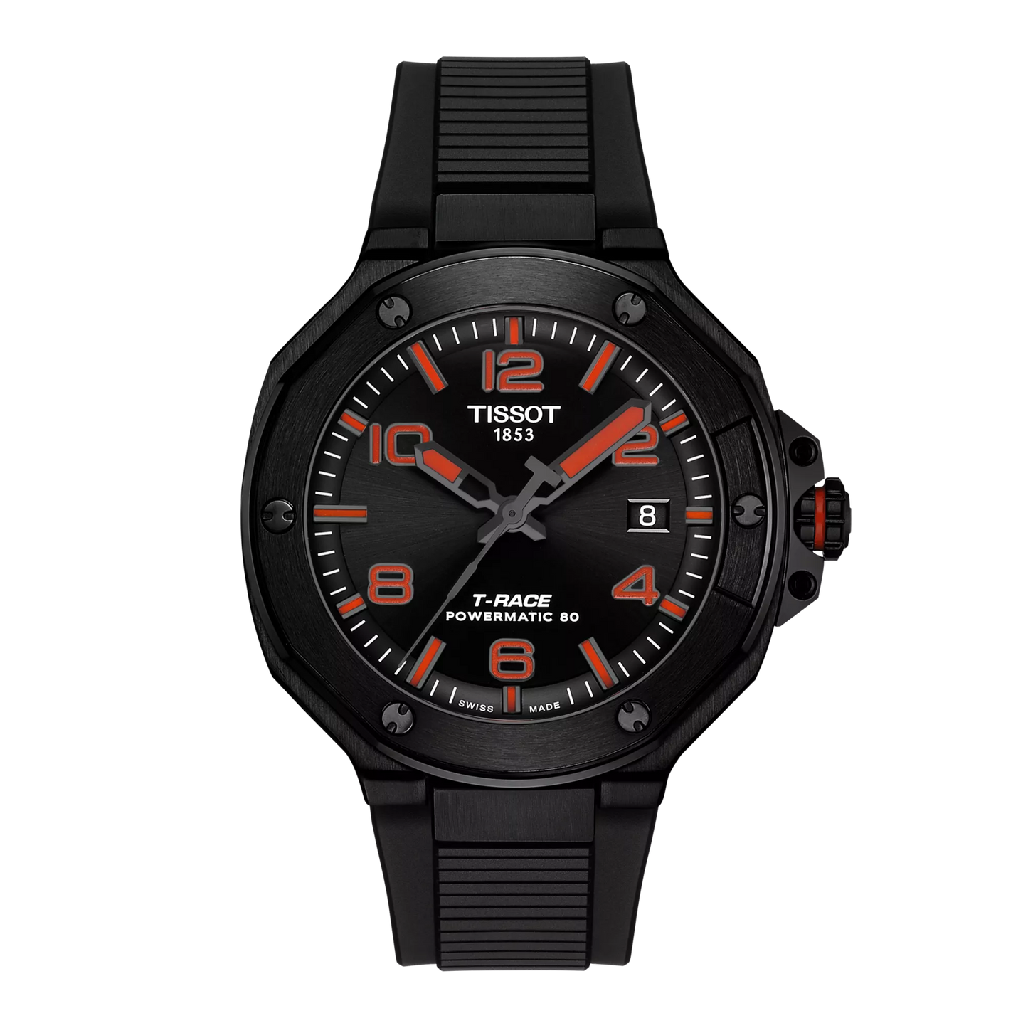 Tissot T-Race Powermatic 80 Black Dial Men's Watch - T141.807.37.057.00