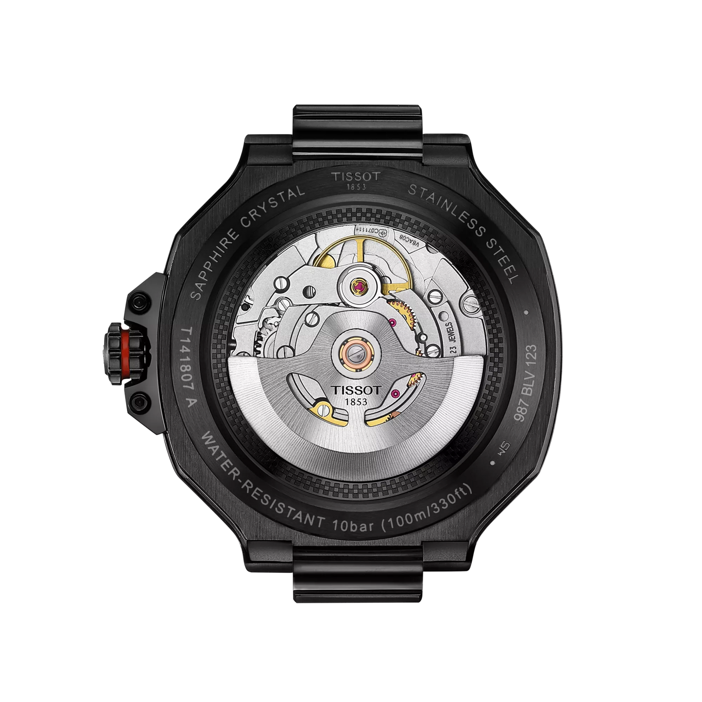 Tissot T-Race Powermatic 80 Black Dial Men's Watch - T141.807.37.057.00