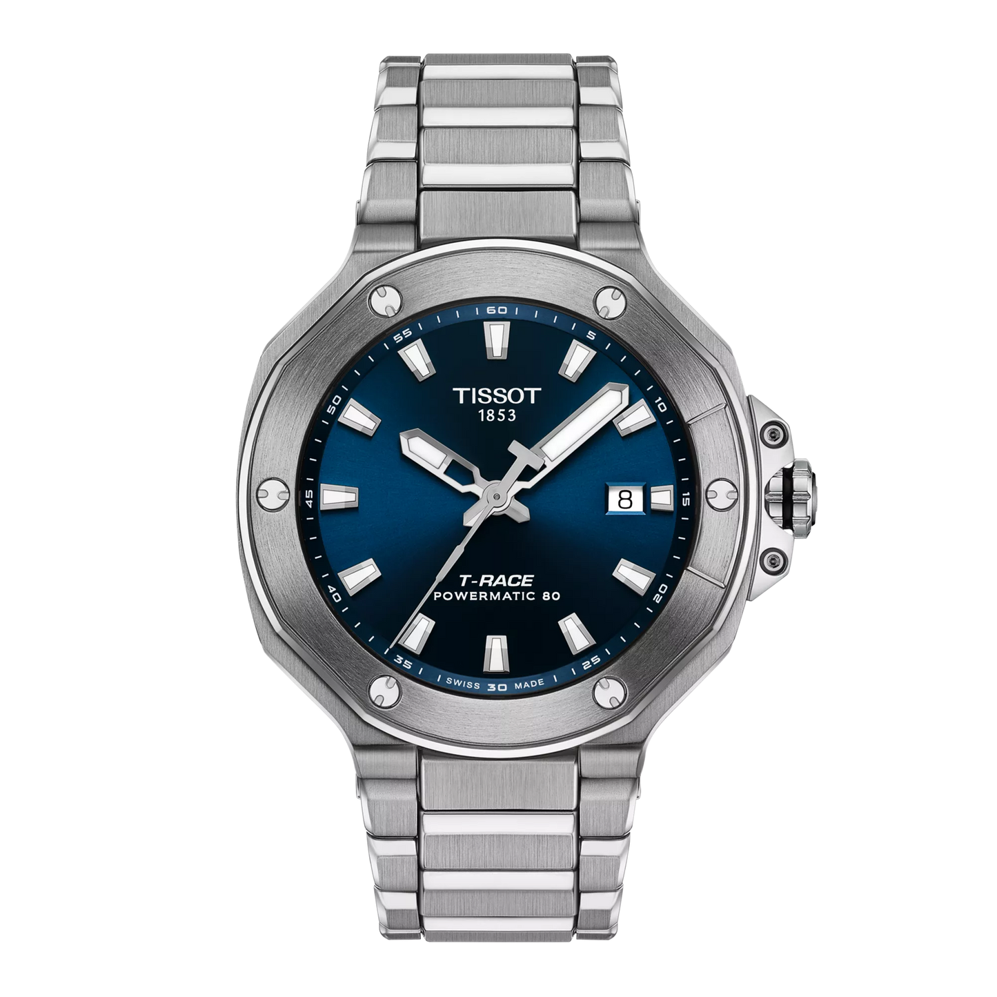 Tissot T-Race Powermatic 80 41 mm Blue Dial Men's Watch - T141.807.11.041.00