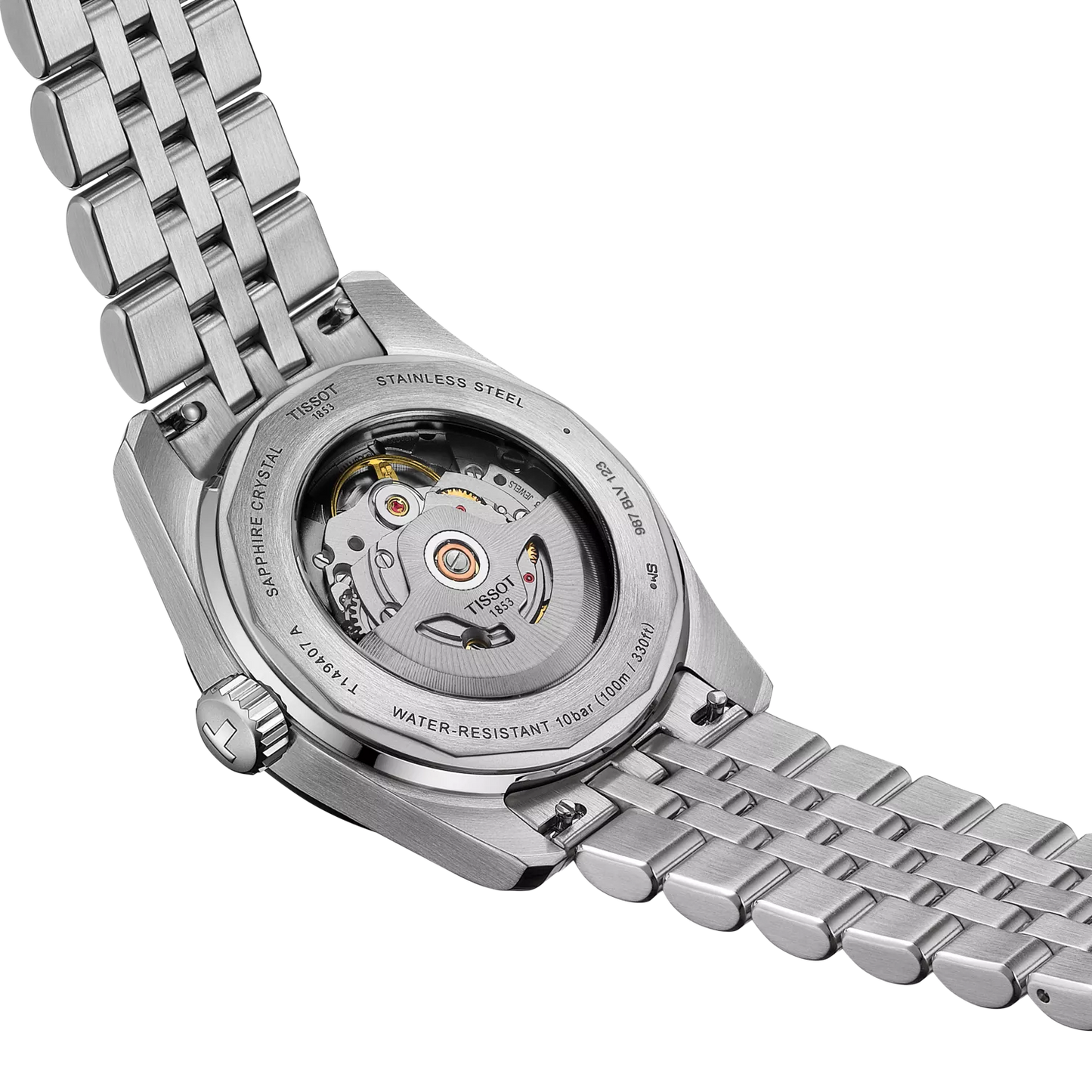 Tissot PR516 Powermatic 80 Black Dial Men's Watch- T149.407.11.051.00