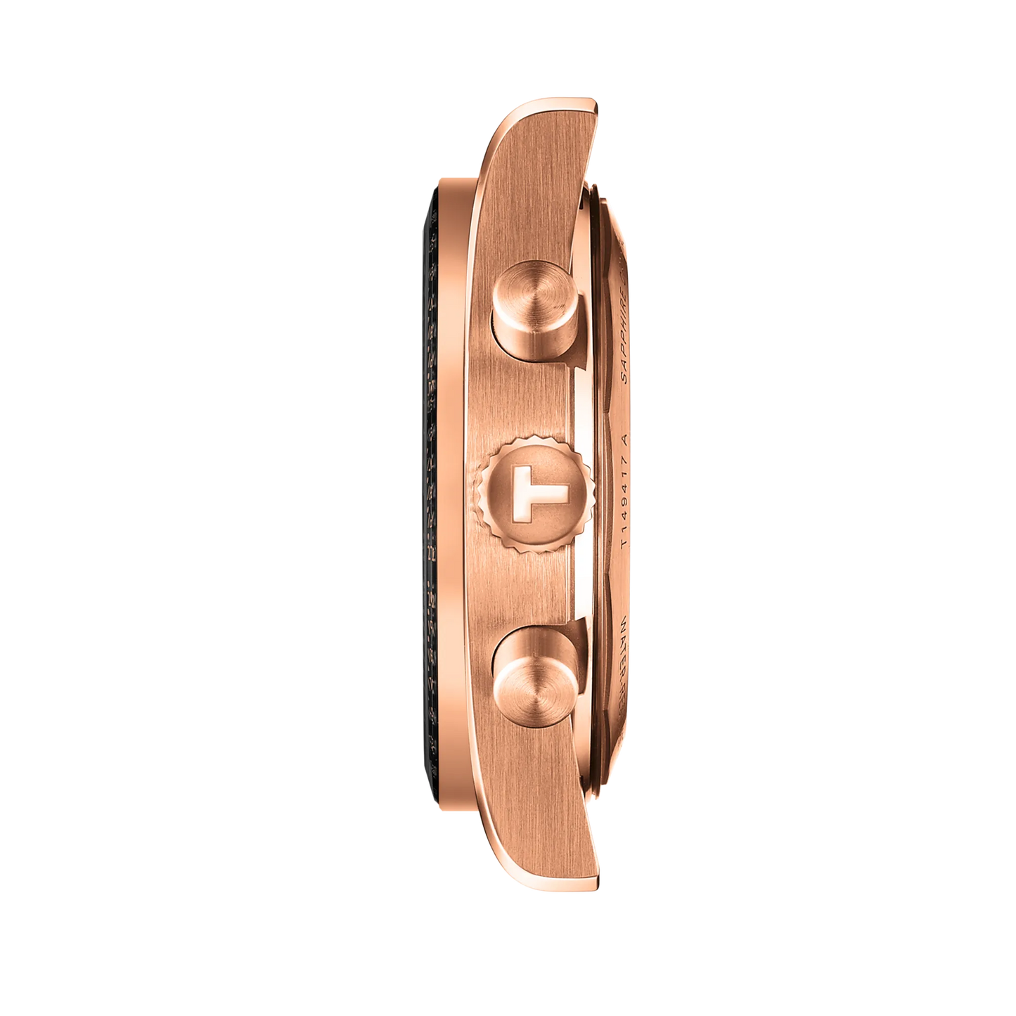 Tissot PR516 Rose Gold Black Dial Men's Chronograph Watch- T149.417.33.051.00