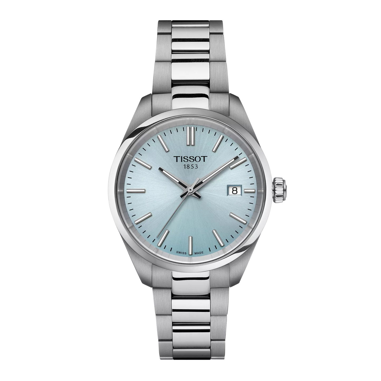 Tissot PR100 Ice Blue Dial Ladies Quartz Watch- T150.210.11.351.00